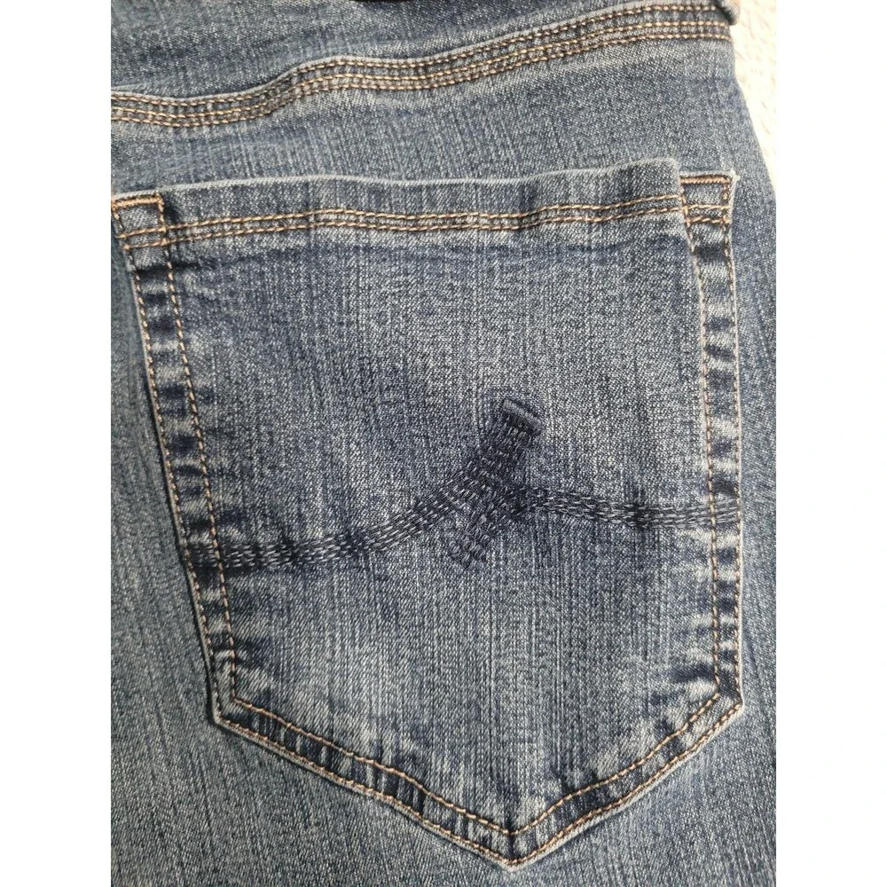 34 Heritage Jeans Mens 34x30 Blue Straight Regular Fit Medium Wash Stretch Denim